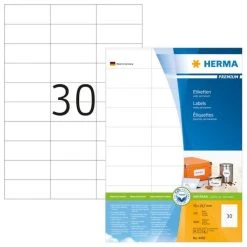 Herma PREMIUM Etiketten 70 X 67,7 Mm, 1.200 Etiketten, Weiß, Matt, Permanent Haftend, Blattformat: DIN A4 -Tesa Geschäft e442c438 cb29 45cf b389 400d7b4f2def 1