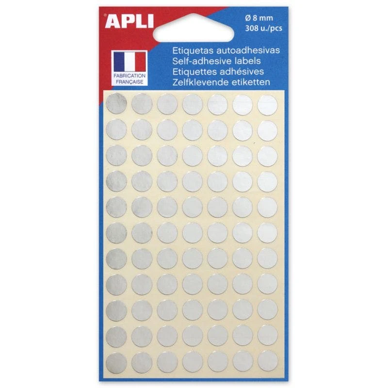 Null Agipa Markierungspunkte, Rund, Selbstklebend, Silber 1 Null Agipa Markierungspunkte, Rund, Selbstklebend, Silber