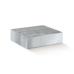 Null 30x Weinkarton Für 3 Flaschen Liegend Silber (340x280x90 Mm)