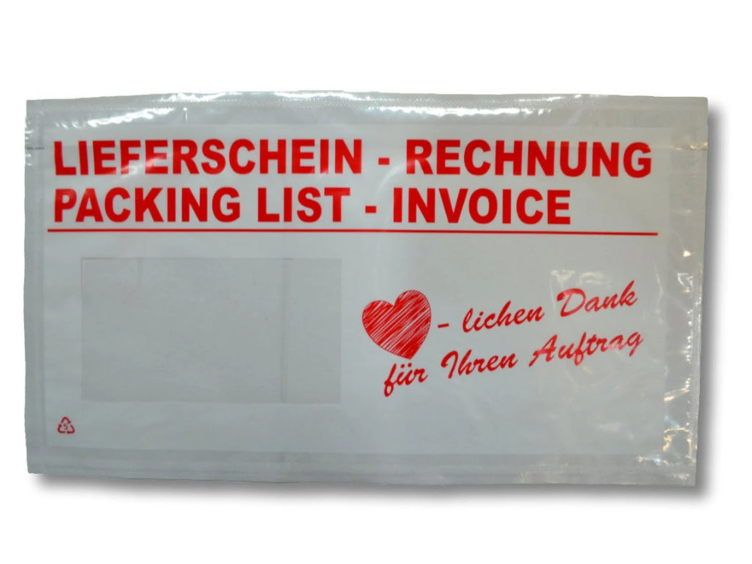 1-pack 1000x Versandtasche *Lieferschein/Rechnung* Gold DIN Lang 4 1-pack 1000x Versandtasche *Lieferschein/Rechnung* Gold DIN Lang – Bild 4