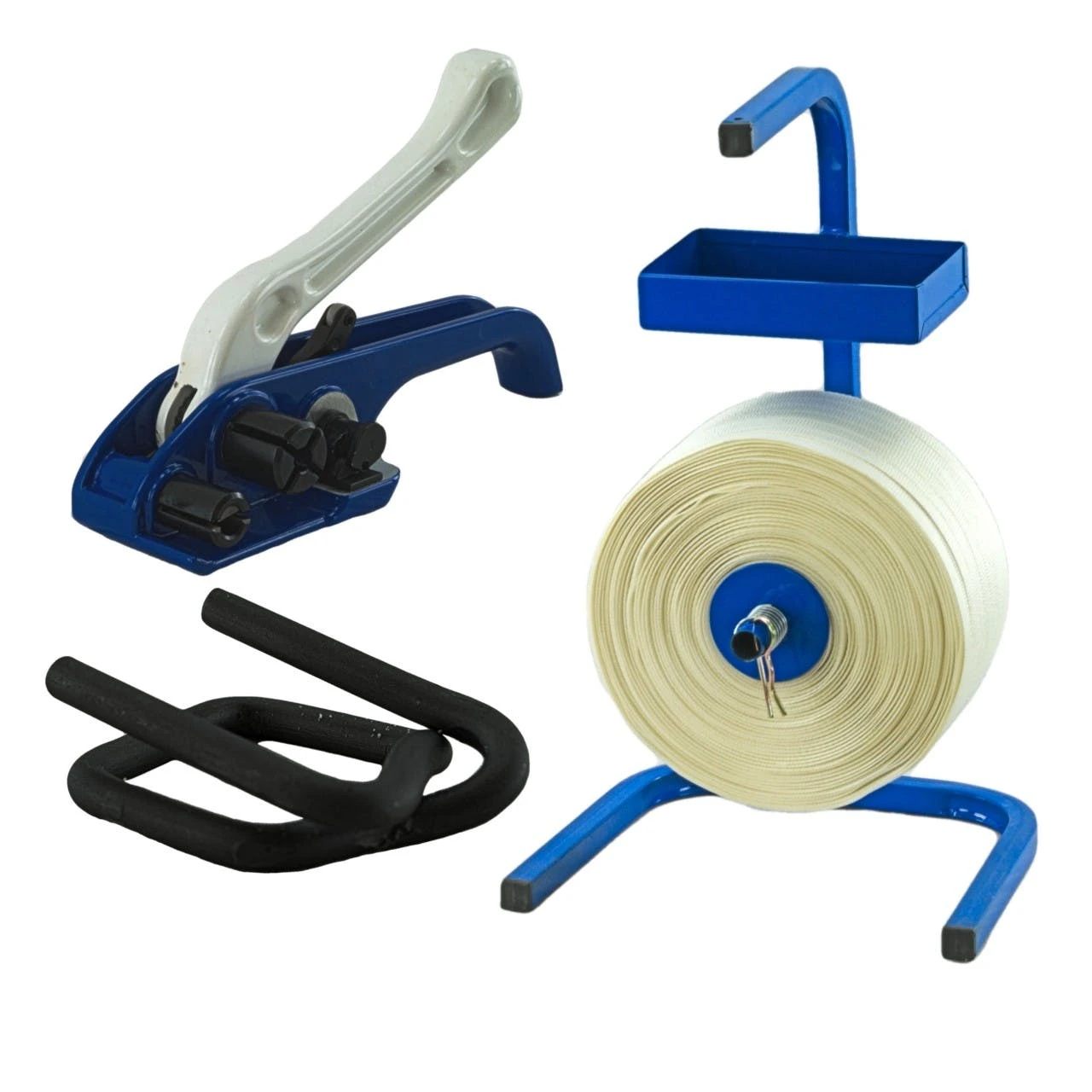 Kk-verpackungen 25 Mm Textil Gewebt Umreifung Set Umreifungsband Abroller Bandspanner Klemmen 1 Kk-verpackungen 25 Mm Textil Gewebt Umreifung Set Umreifungsband Abroller Bandspanner Klemmen