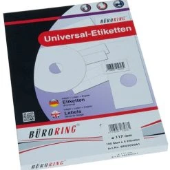 Null Büroring Etiketten, 70x41mm, 2100 Etiketten, Weiß, Für Laser-, Farblaser-, Inkjetdrucker, Kopierer, Lösungsmittelfrei, Blattformat: DIN A4 -Tesa Geschäft ef1ffce6 2516 42d0 a84b 54557809ebc1 1