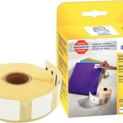 AVERY Zweckform Rollenetiketten 25 X 25 Mm Permanent, Weiß