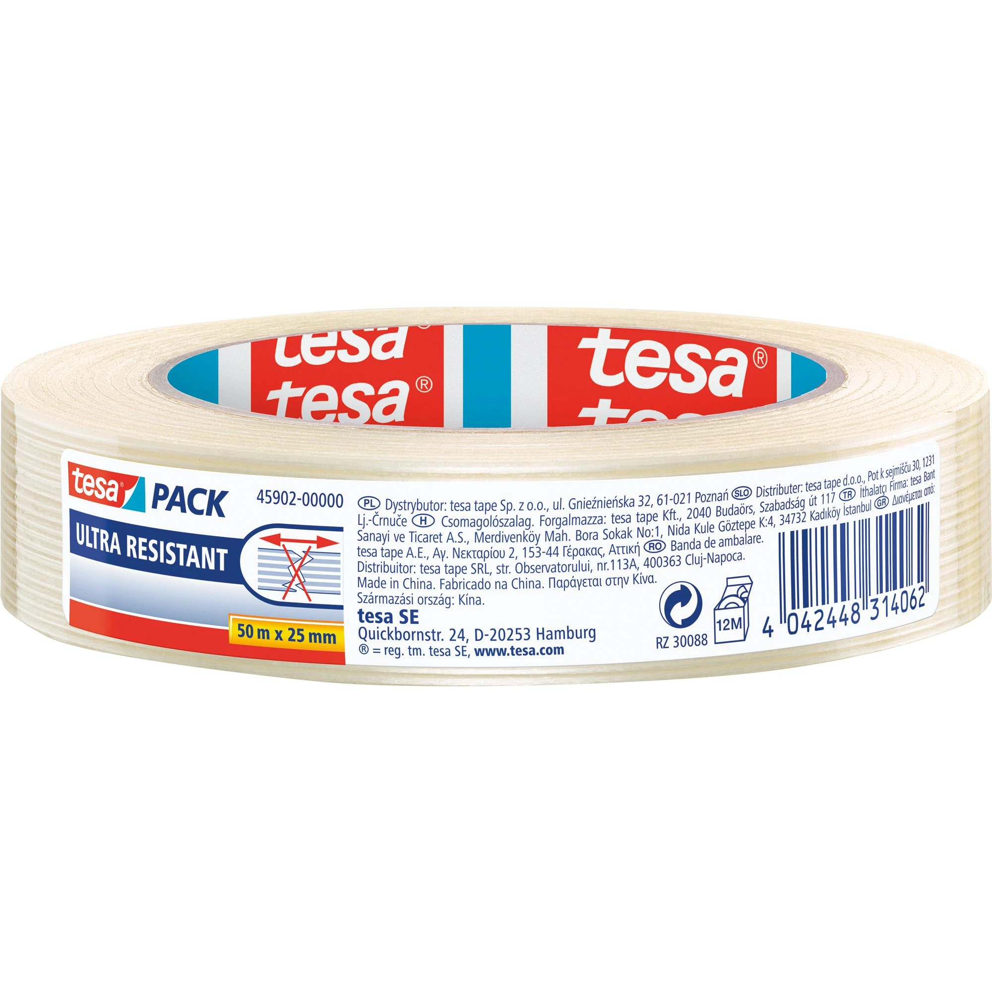 Tesa Packband Monofilament 45902 25mmx50m Transparent 1 Tesa Packband Monofilament 45902 25mmx50m Transparent