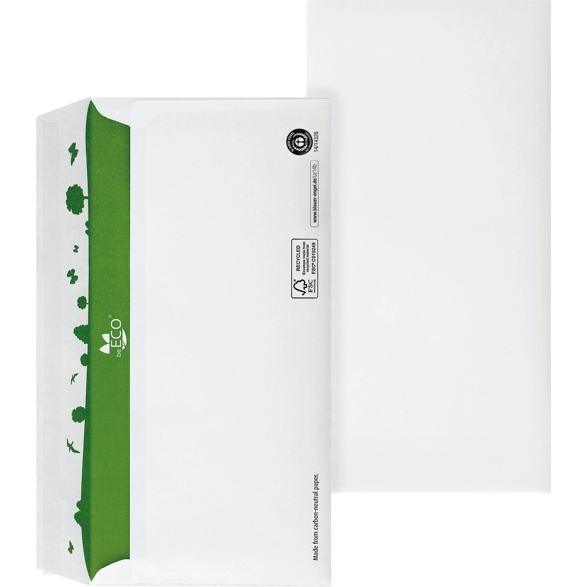 Null BeECO Briefumschlag 02720161 DIN Lang MF Hk Weiß 4 Null BeECO Briefumschlag 02720161 DIN Lang MF Hk Weiß – Bild 4