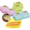 Null Post-it Haftnotiz-Würfel, 76 X 76 Mm, Vorteilspack, Sortiert